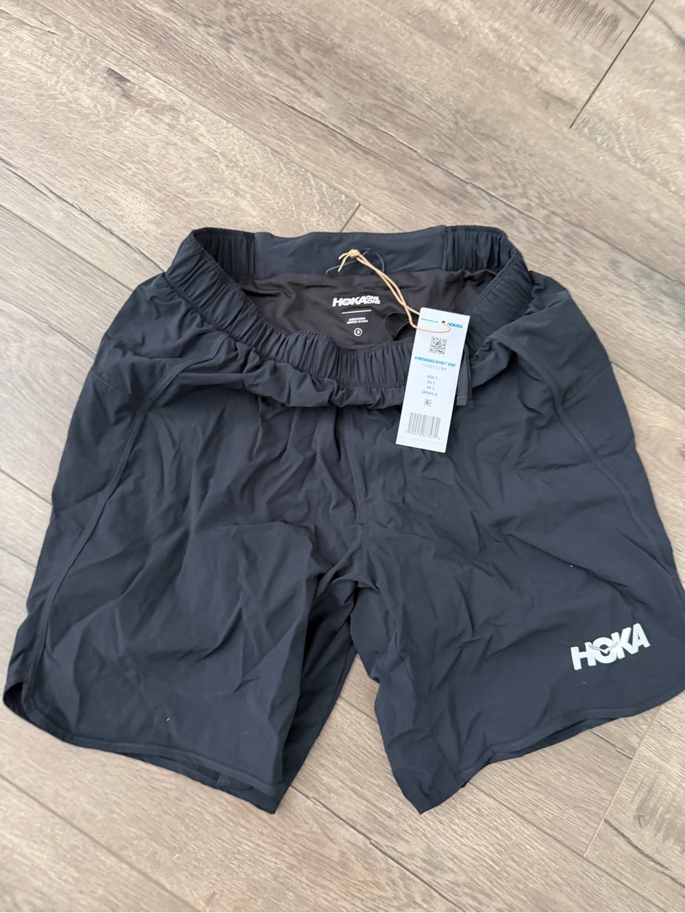 Hoka One One Black Men's Running shorts